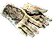 ★ Driver Gloves | King Snake (Battle-Scarred)