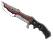 ★ Huntsman Knife | Crimson Web (Battle-Scarred)