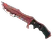 ★ Huntsman Knife | Crimson Web (Well-Worn)