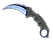 ★ Karambit | Blue Steel (Battle-Scarred)