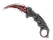 ★ Karambit | Crimson Web (Battle-Scarred)