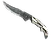 ★ StatTrak™ Falchion Knife | Black Laminate (Minimal Wear)
