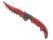 ★ StatTrak™ Falchion Knife | Crimson Web (Well-Worn)