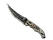 ★ StatTrak™ Flip Knife | Black Laminate (Battle-Scarred)