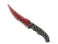 ★ StatTrak™ Flip Knife | Crimson Web (Well-Worn)