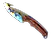 ★ StatTrak™ Gut Knife | Case Hardened (Well-Worn)