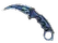 ★ StatTrak™ Karambit | Bright Water (Well-Worn)