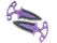 ★ StatTrak™ Shadow Daggers | Ultraviolet (Minimal Wear)