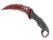 ★ StatTrak™ Talon Knife | Crimson Web (Well-Worn)