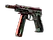 CZ75-Auto | Red Astor (Battle-Scarred)