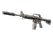 M4A1-S | Rose Hex (Battle-Scarred)