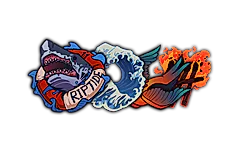 Operation Riptide Sticker Collection