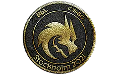 Patch | Team Spirit (Gold) | Stockholm 2021