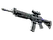 SG 553 | Waves Perforated (Battle-Scarred)
