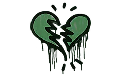 Sealed Graffiti | Broken Heart