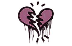 Sealed Graffiti | Broken Heart