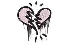 Sealed Graffiti | Broken Heart