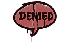 Sealed Graffiti | Denied