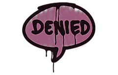 Sealed Graffiti | Denied