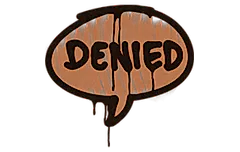 Sealed Graffiti | Denied
