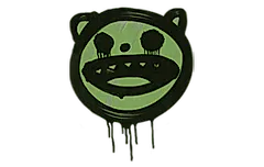 Sealed Graffiti | Happy Cat