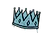 Sealed Graffiti | King Me (Wire Blue)