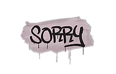 Sealed Graffiti | Sorry