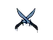 Sealed Graffiti | X-Knives (Monarch Blue)