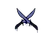Sealed Graffiti | X-Knives (SWAT Blue)