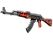 StatTrak™ AK-47 | Red Laminate (Battle-Scarred)