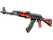 StatTrak™ AK-47 | Red Laminate (Well-Worn)