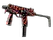 StatTrak™ MP9 | Ruby Poison Dart (Well-Worn)