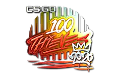 Sticker | 100 Thieves (Foil) | 2020 RMR