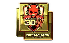 Sticker | 3DMAX (Gold) | DreamHack 2014