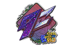 Sticker | 9z Team (Glitter) | Rio 2022