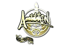 Sticker | ANNIHILATION (Gold) | Paris 2023