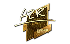 Sticker | AZR (Gold) | Boston 2018