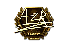 Sticker | AZR (Gold) | London 2018