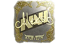 Sticker | Aleksib (Gold) | Austin 2025