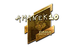 Sticker | AmaNEk (Gold) | Boston 2018