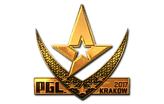 Sticker | Astralis (Gold) | Krakow 2017