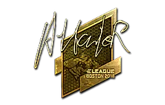 Sticker | Attacker (Gold) | Boston 2018
