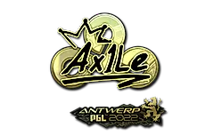 Sticker | Ax1Le (Gold) | Antwerp 2022