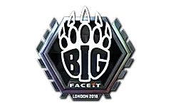 Sticker | BIG (Foil) | London 2018