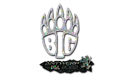 Sticker | BIG (Glitter) | Antwerp 2022