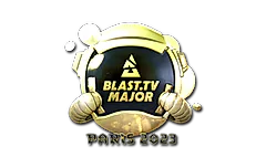 Sticker | BLAST.tv (Gold) | Paris 2023