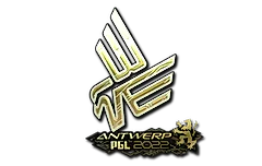 Sticker | Bad News Eagles (Gold) | Antwerp 2022