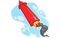 Sticker | Big Red Rocket