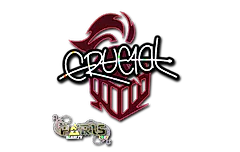 Sticker | CRUC1AL (Glitter) | Paris 2023
