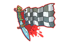 Sticker | Checkered Kukri